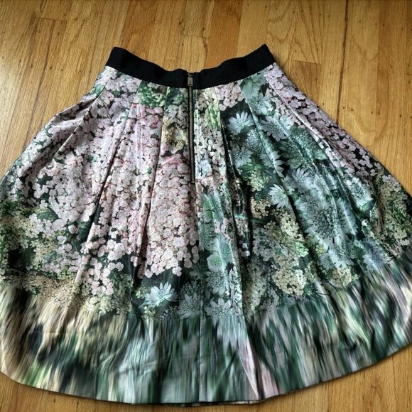 Ted Baker London Juliane Blossom Jacquard Skirt Green Size 0 - Picture 2 of 3